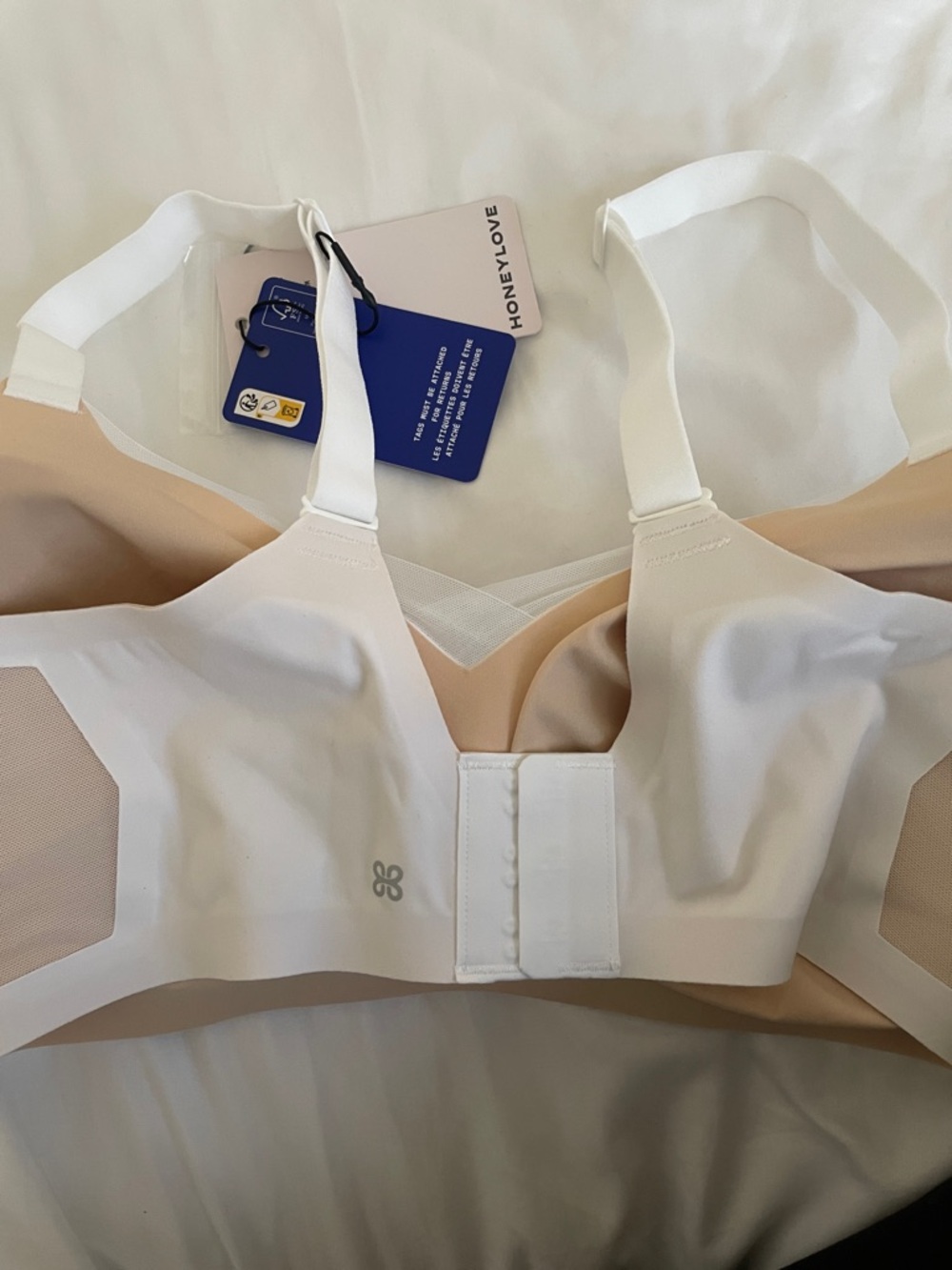 Honeylove White Liftwear CrossOver Bra - Astral S+ - Picture 2 of 2